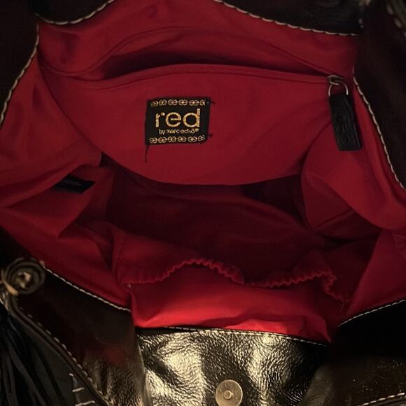 NWOT Red by Marc Ecko Python Shoulder Bag - Picture 7 of 9